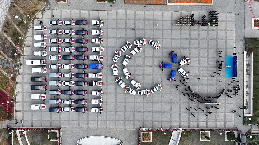 Elazığ'da emniyet ve jandarmaya 84 yeni araç