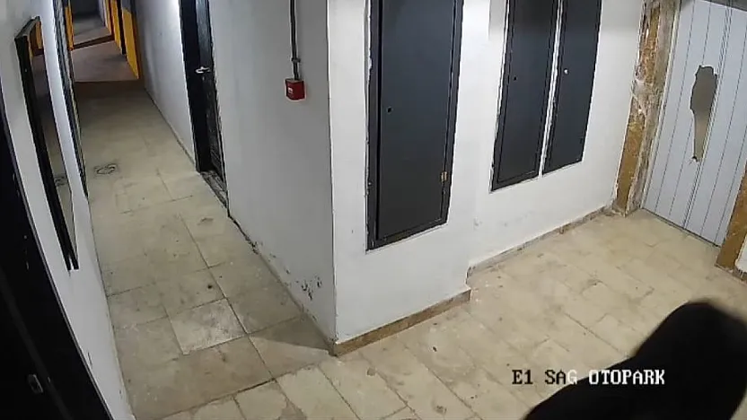 Güvenlik kameralarına zarar veren şahıs yakalandı