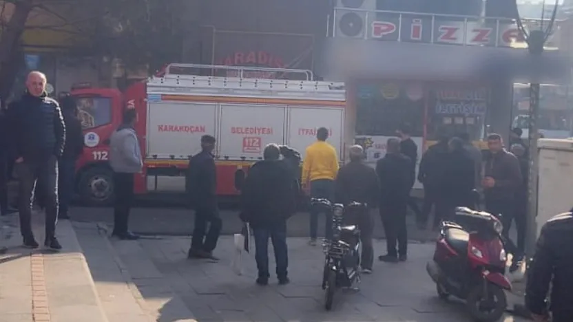 Elazığ'da iş yerinde yangın