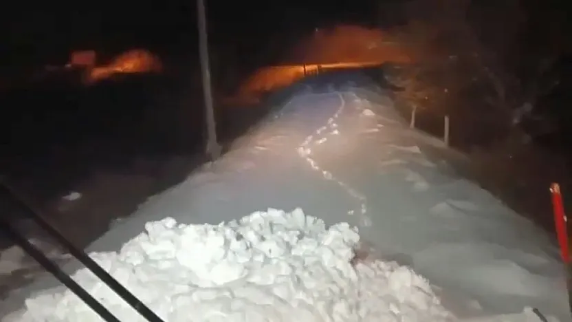 Elazığ'da 67 köy yolu kapalı