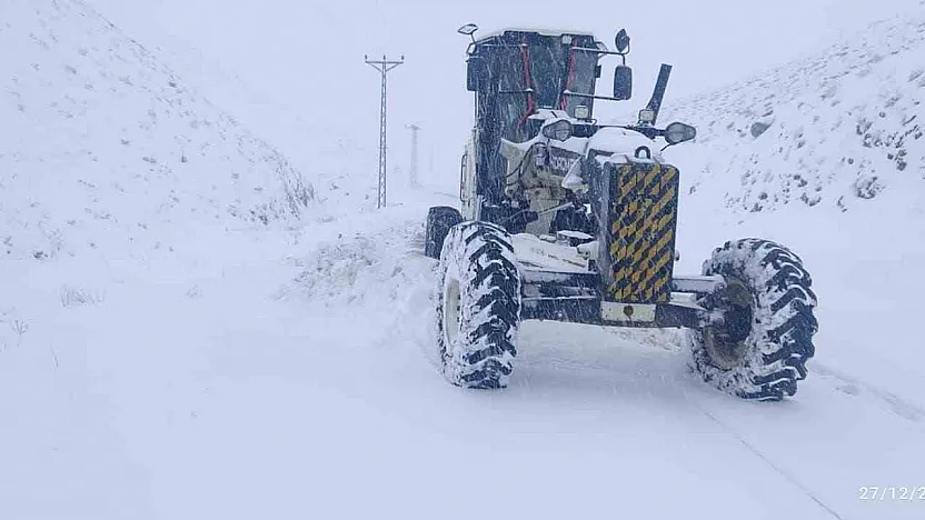 482 köy yolu ulaşıma kapandı