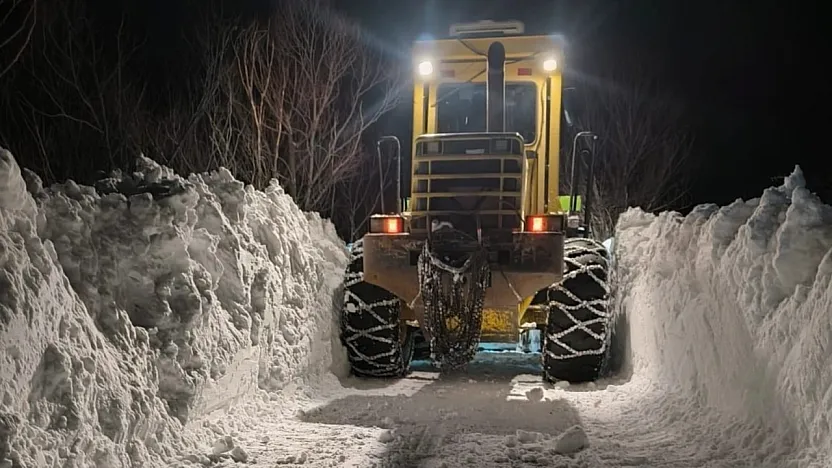Elazığ'da kar kalınlığı bir metreyi geçti