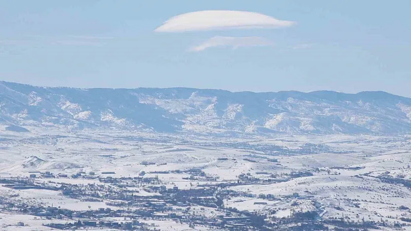Elazığ'da mercek bulut şöleni