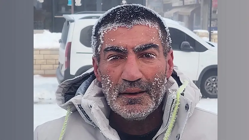 Elazığ'da termometreler -22'yi gösterdi