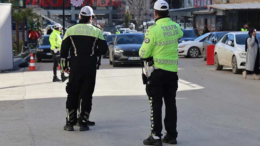 Elazığ'da trafik denetimi