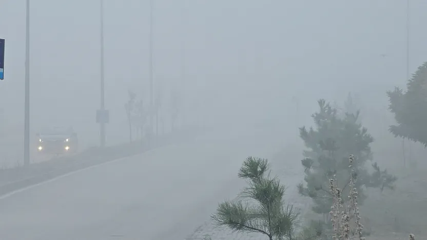 Elazığ'da yoğun sis etkili oldu