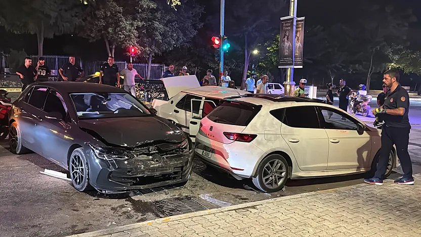 Elazığ'da zincirleme trafik kazası