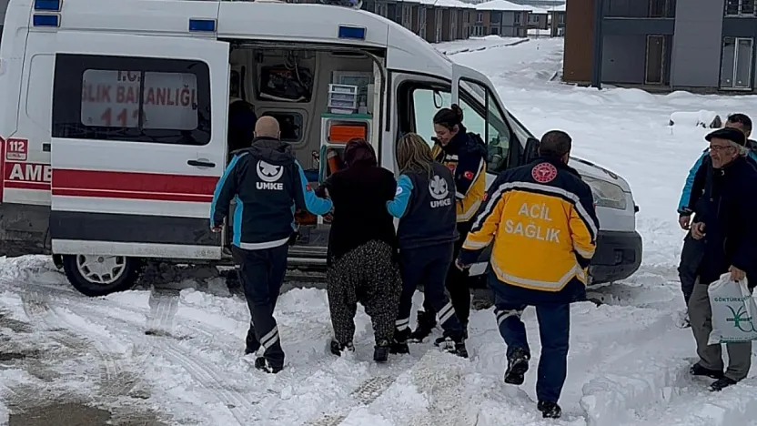 Hasta kadına UMKE yetişti