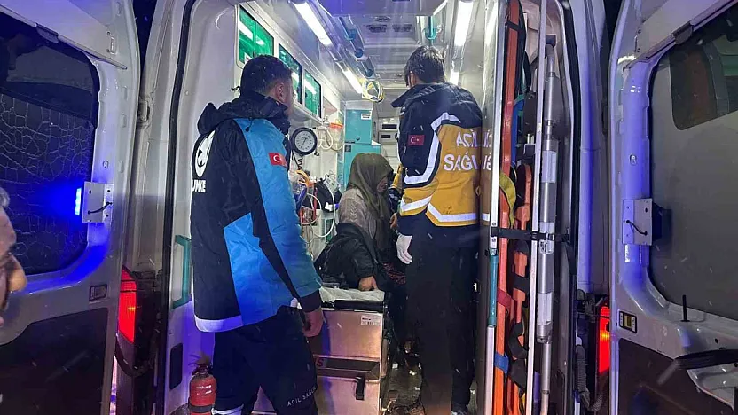 Hasta kadın için ekipler seferber oldu