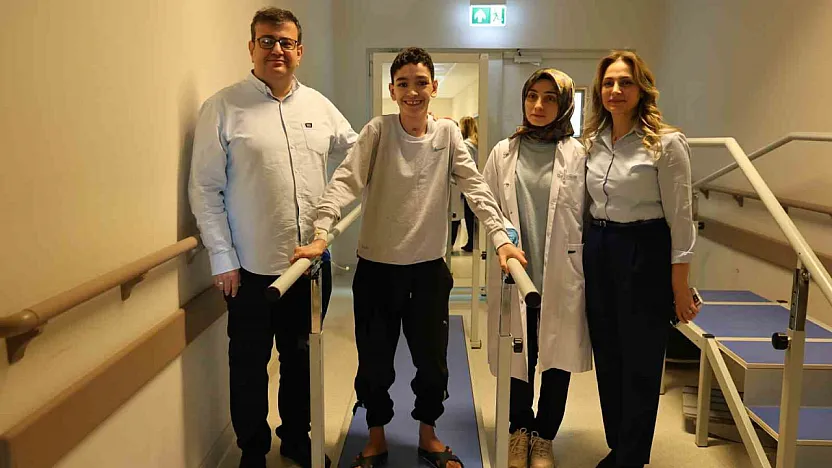 14 yaşındaki Aziz, Elazığ'da sağlığına kavuştu